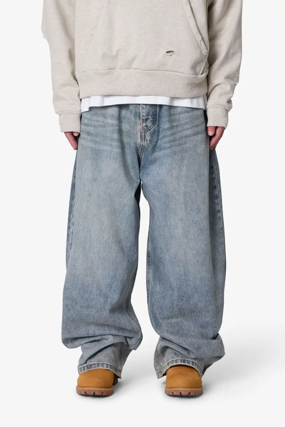 Mega Baggy Waxed Jeans