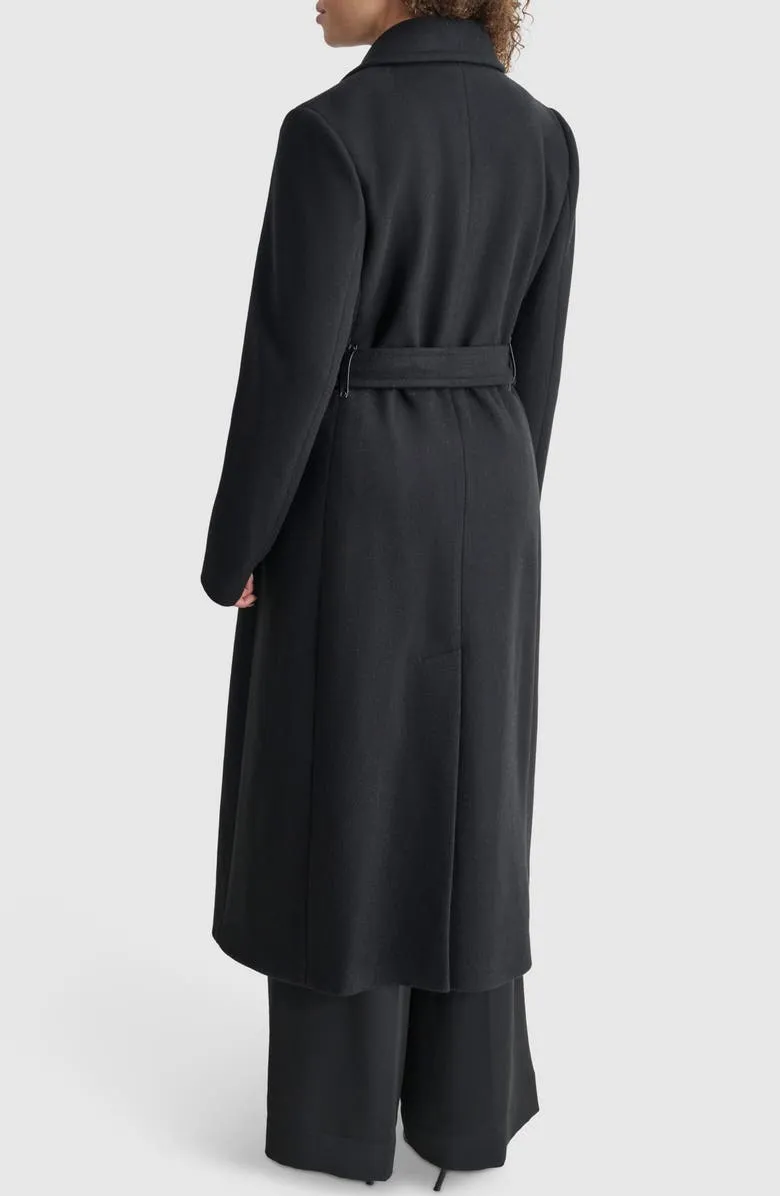 Tie Belt Long Coat