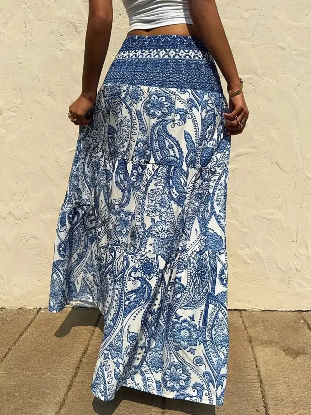 Sequin Maxi Skirt