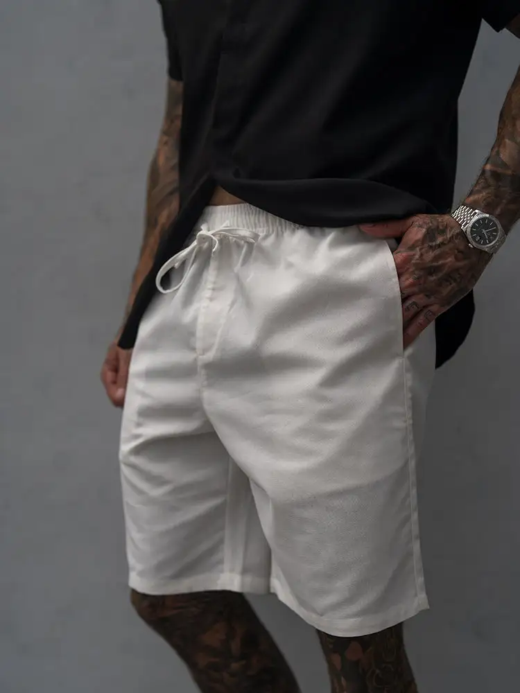 Men's Casual Linen Blend Shorts