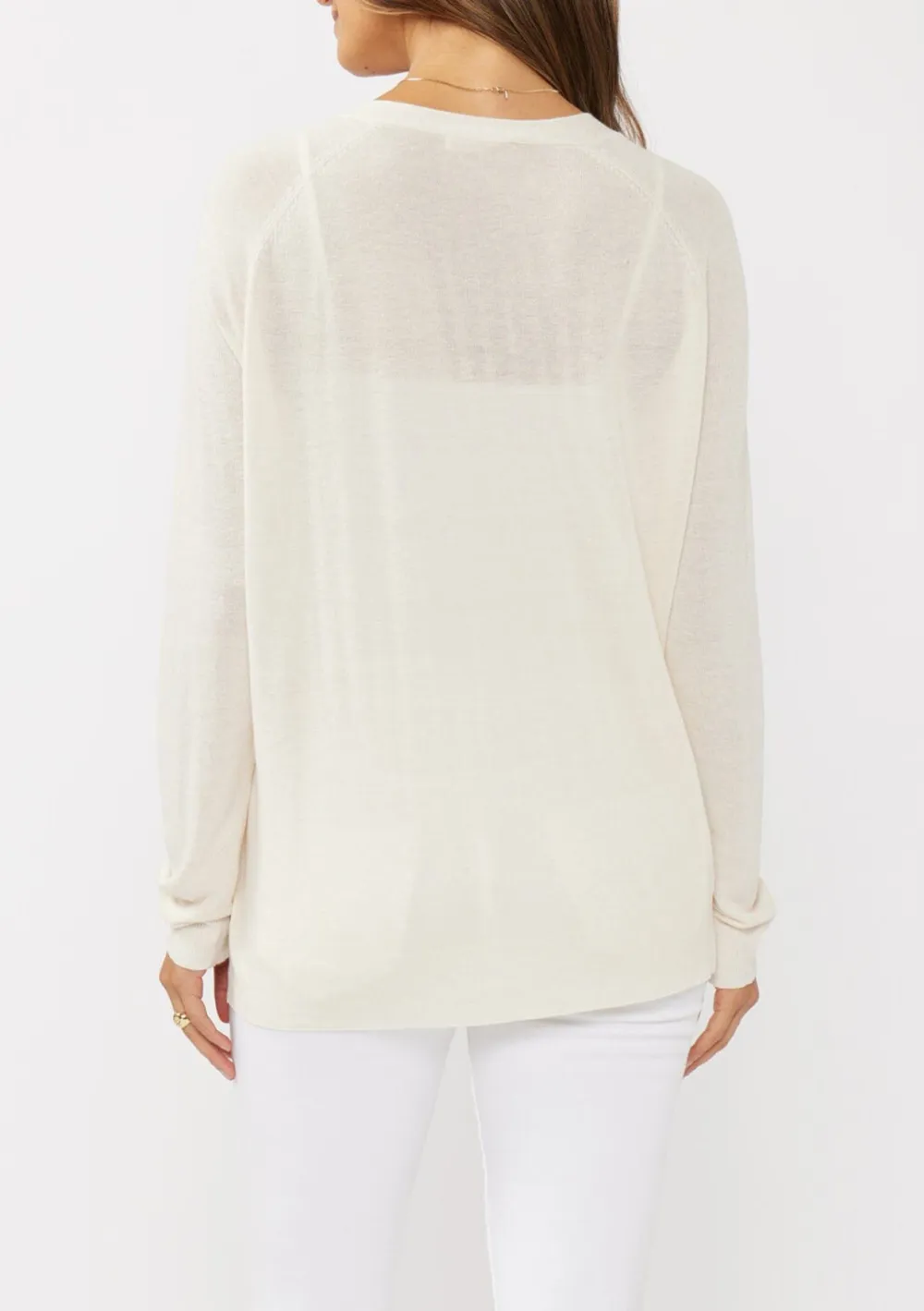 Buton Up V-Neck Cardigan with Pockets