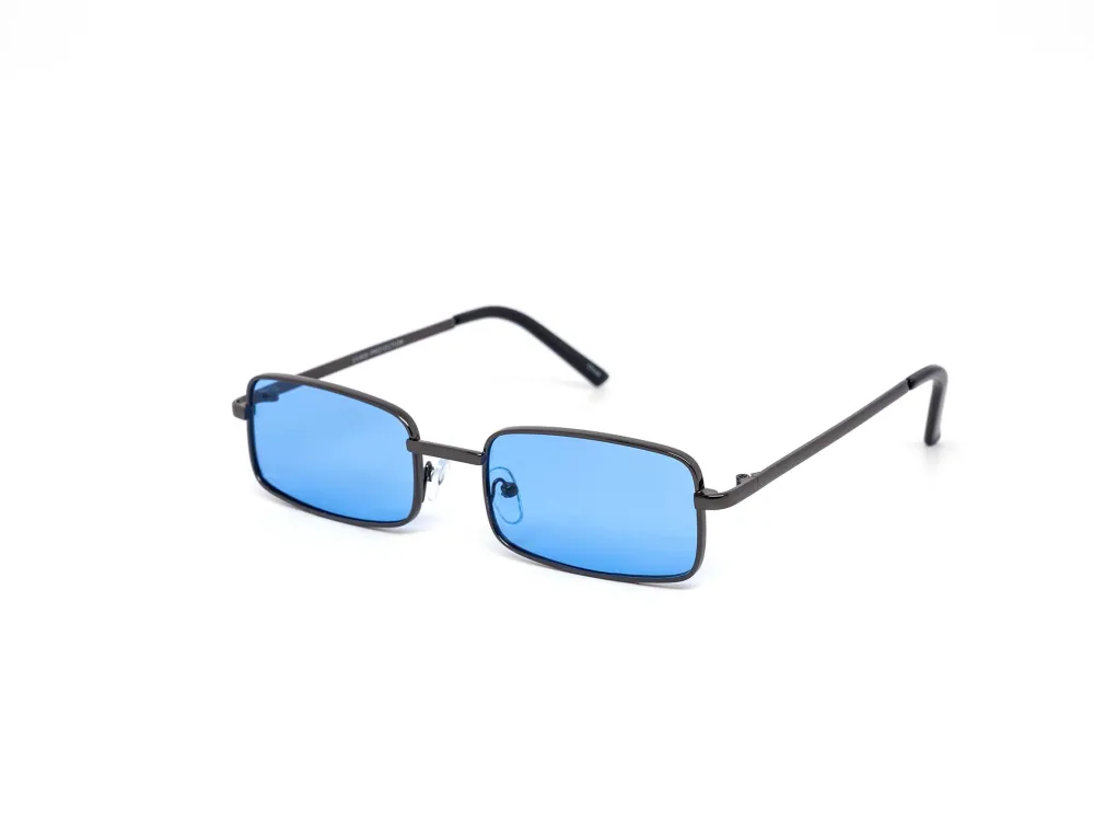 12-Pack Classic Metal Square Sunglasses