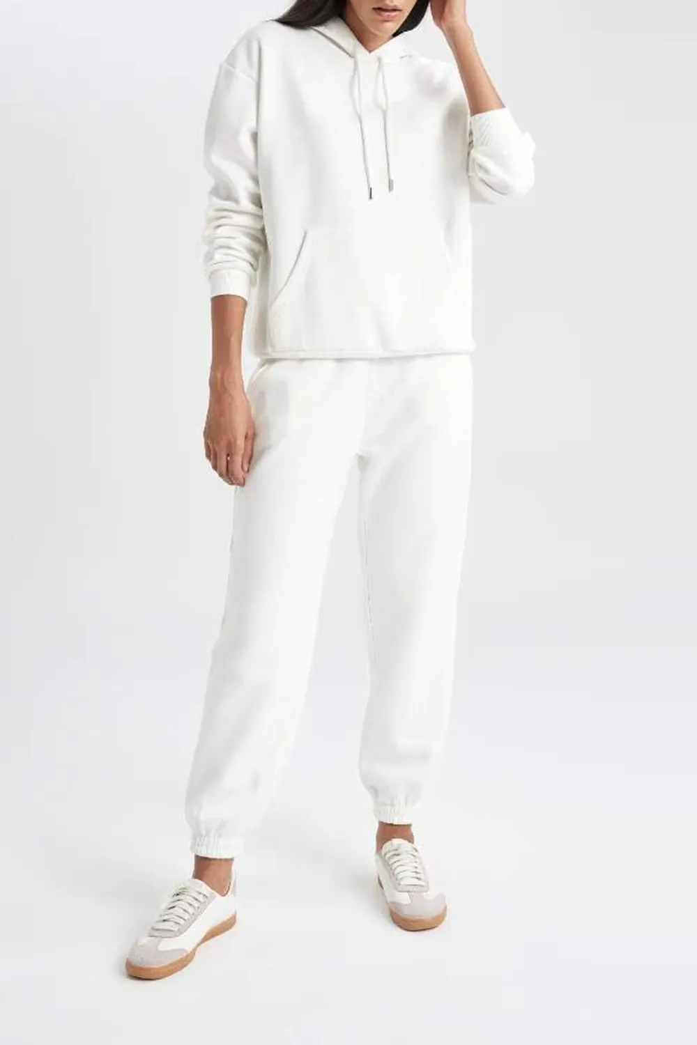 Chic Solid Trousers