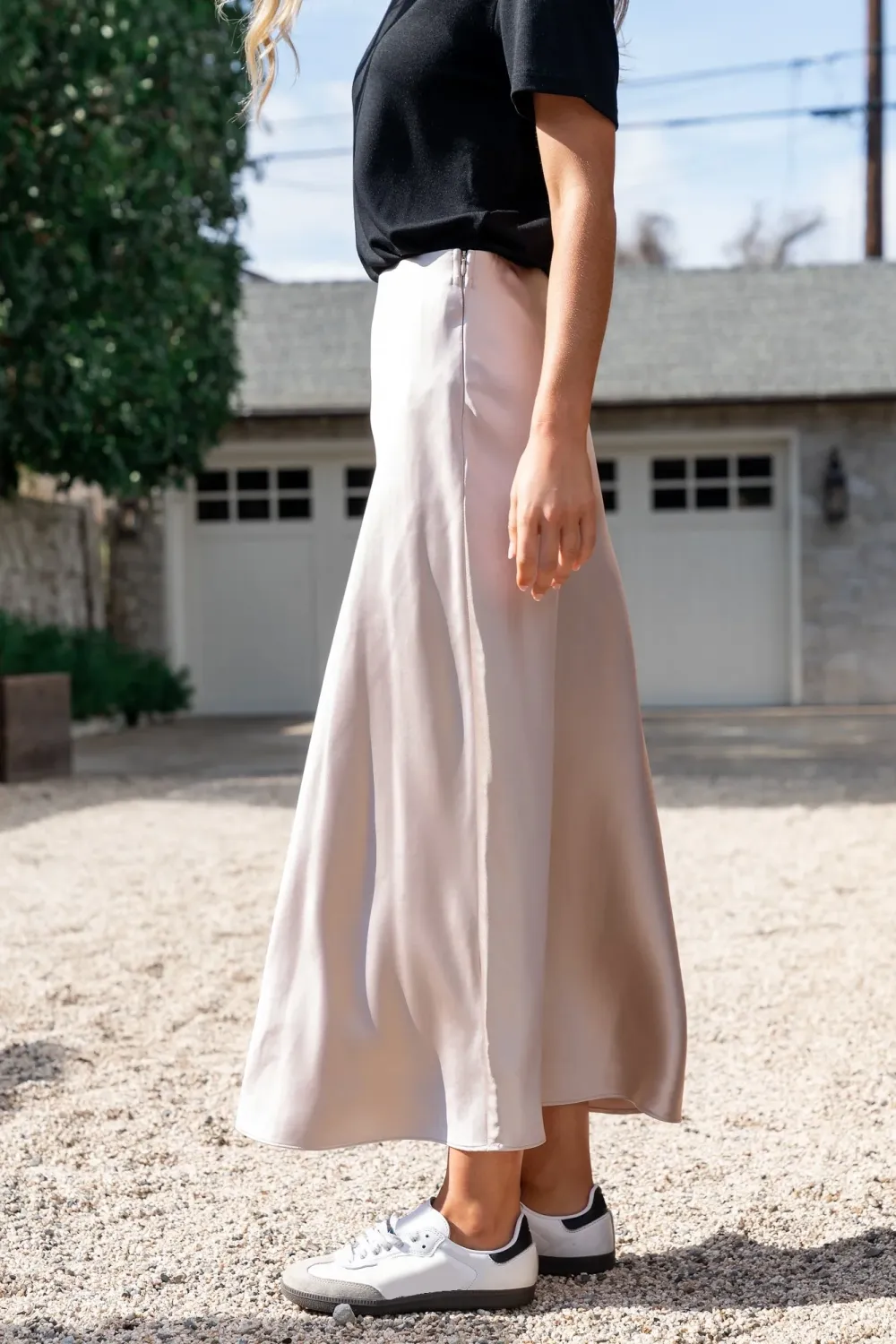 Basic Versatile Solid Color Comfortable Skirt