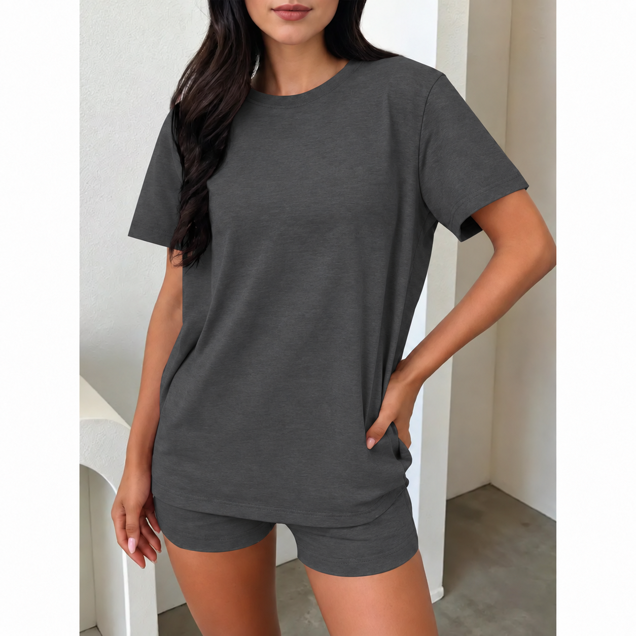 Women’s Two Piece Shorts Lounge Set(X5)