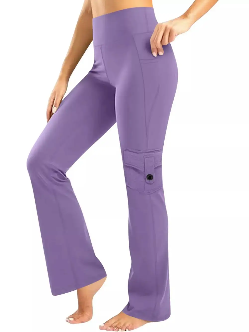 High Waist Pocketed Active Leggings