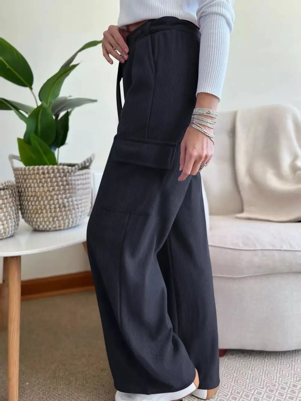 Everyday High Waist Wide Leg Pants