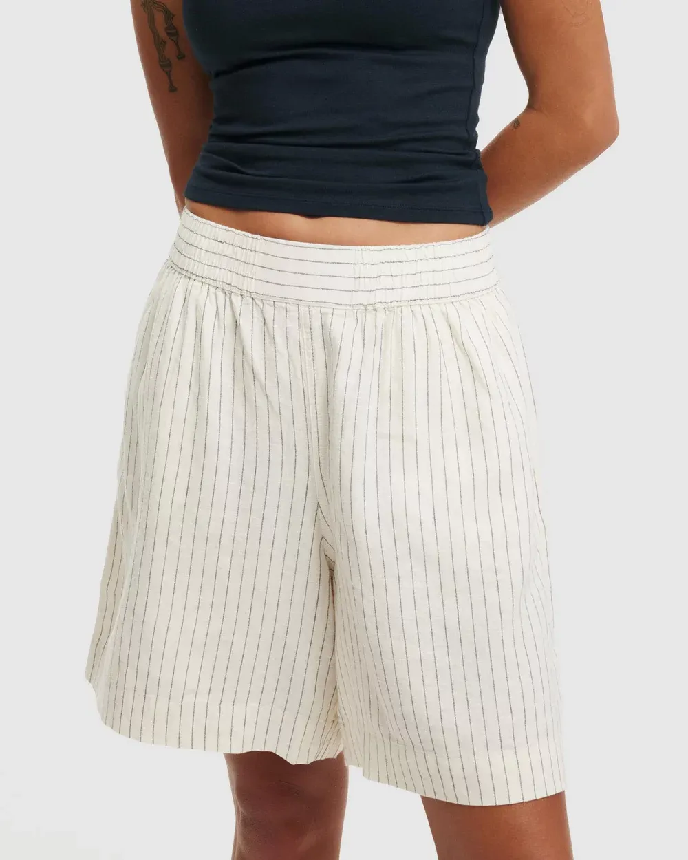 Black Longline Shorts