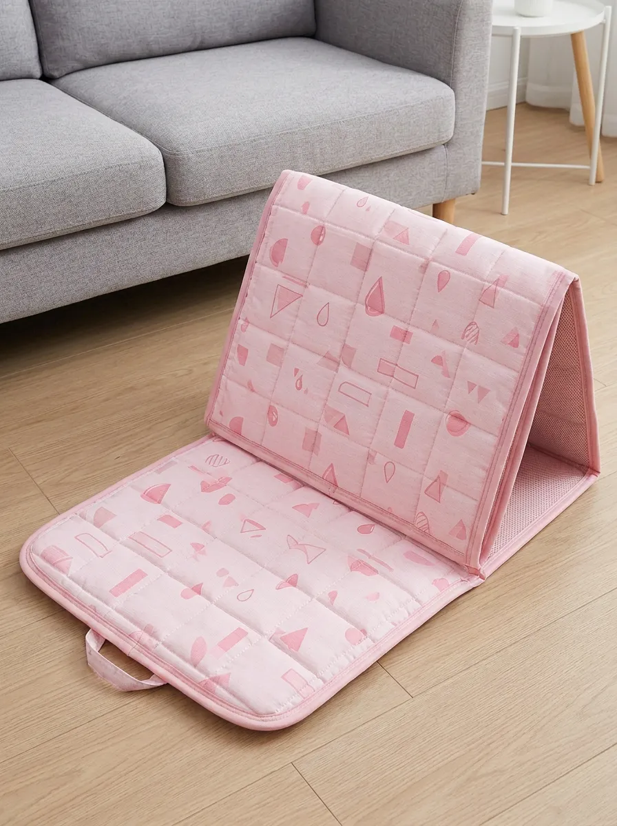 Minimalist Geometric Blue Pattern Pattern Cooling Mat