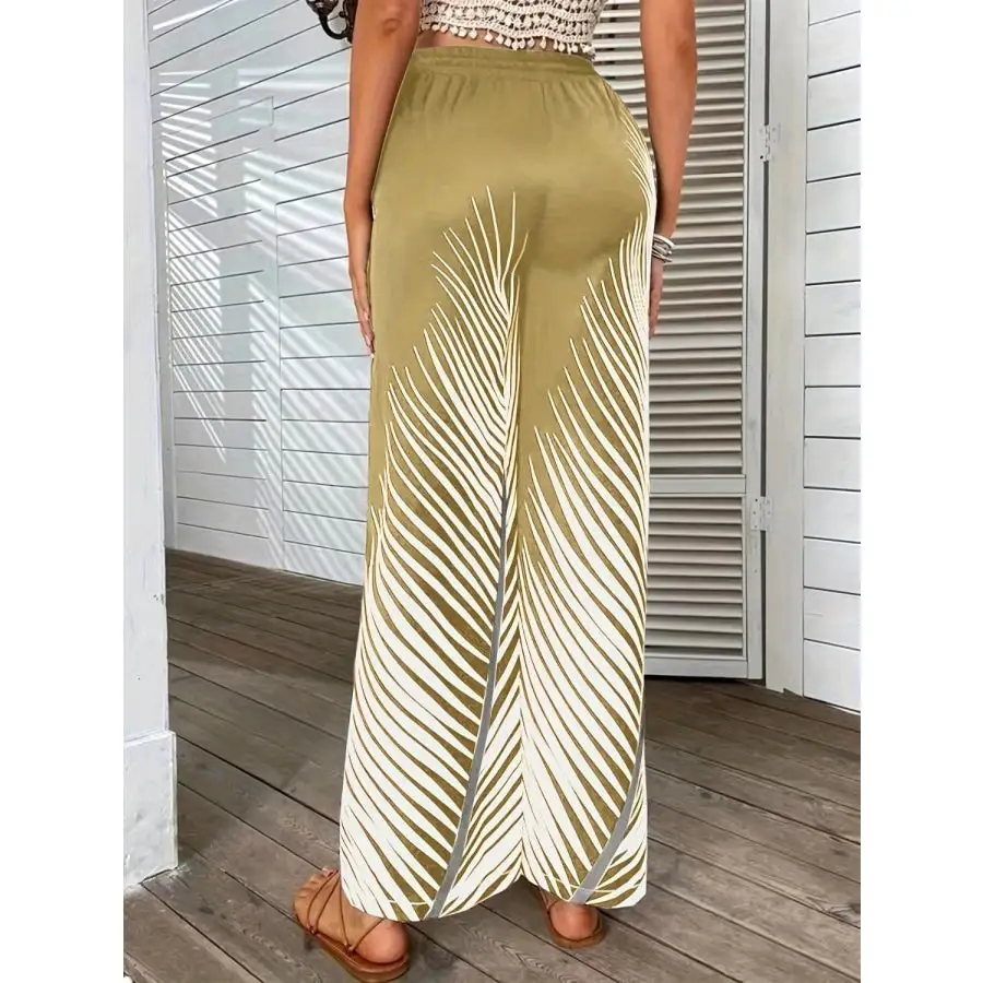 Everyday Printed Wide Leg Pants
