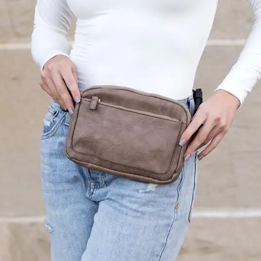Vegan Leather Everywhere Sling Crossbody Belt Bag