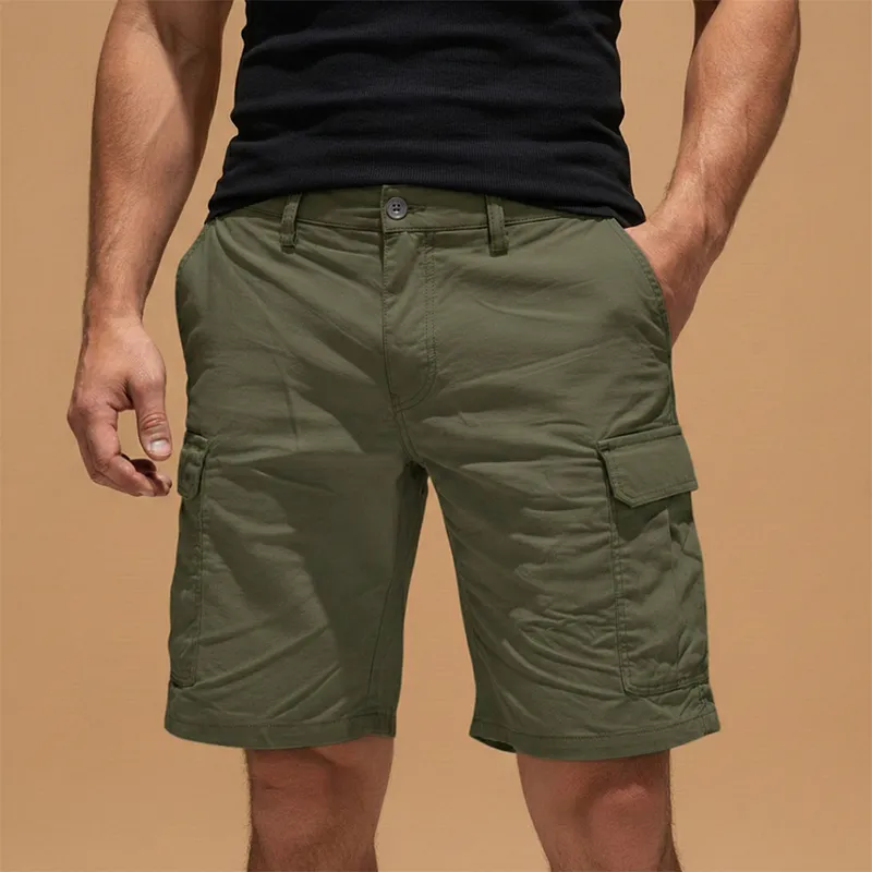 Men's Easygoing Straight Fit Cargo Shorts for Weekend Outfits