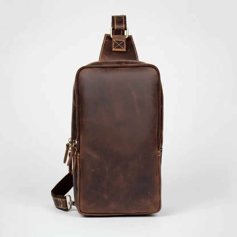 Large Leather Single Strap Shoulder Bag