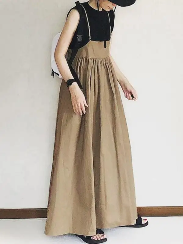 Pleats Everyday Flowing Dress