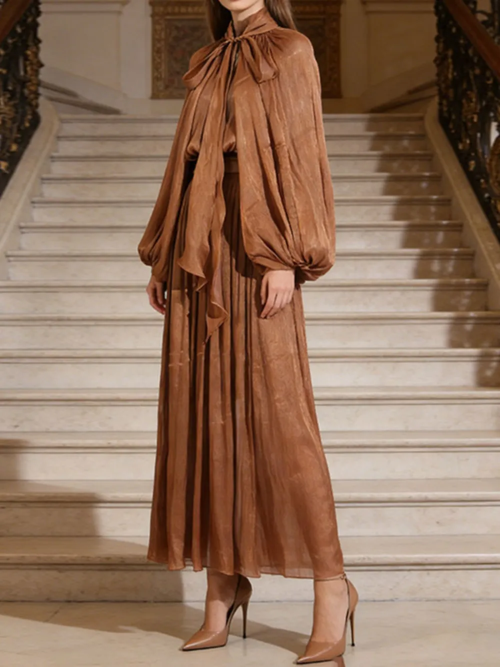 Soft Touch Tie Midi Dress