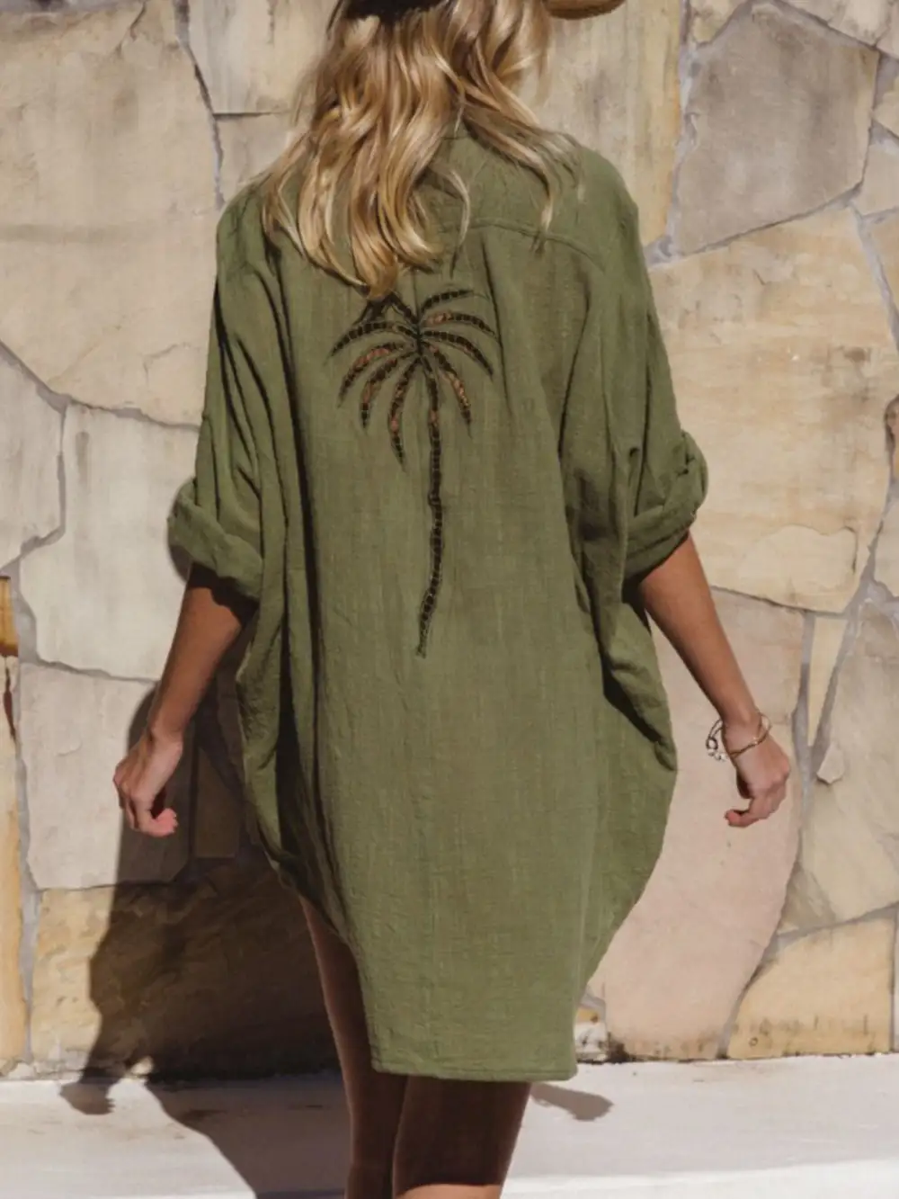Button Front Shirt Dress