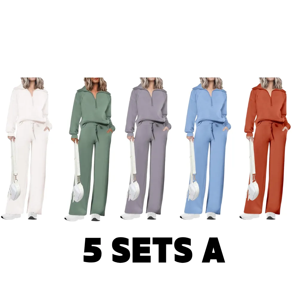 Women's Casual 2-Piece Sweatsuit Set