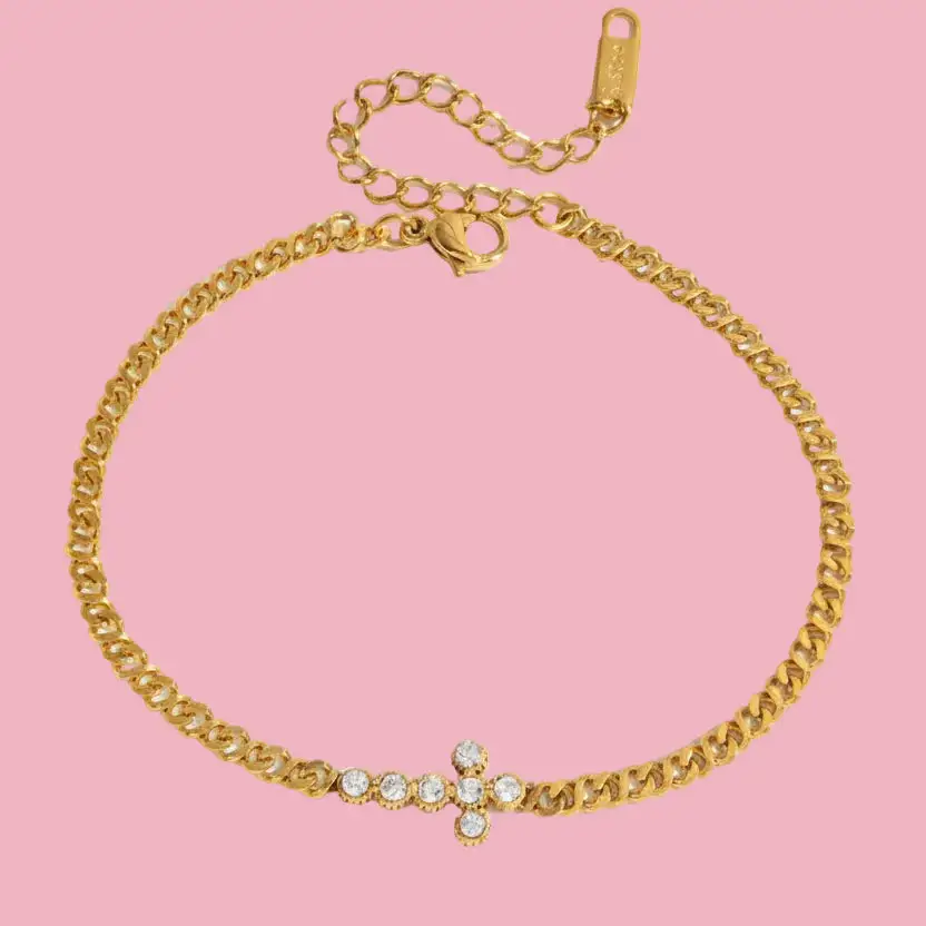 Refined Cross Bracelet