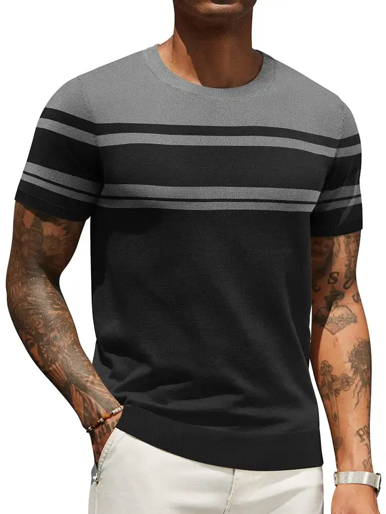 Casual Basic Knit T-Shirt