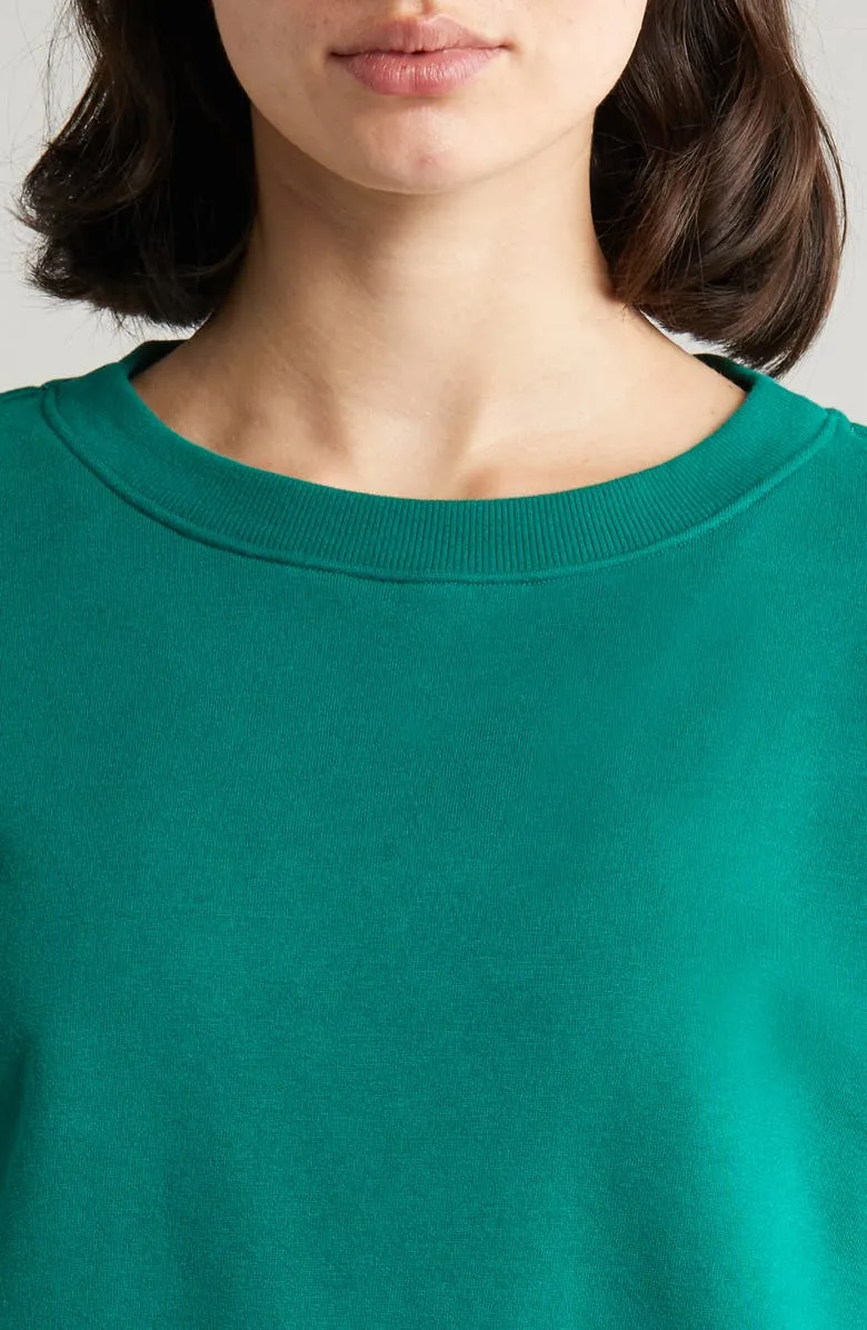 Casual Style Regular Crewneck Sweatshirt