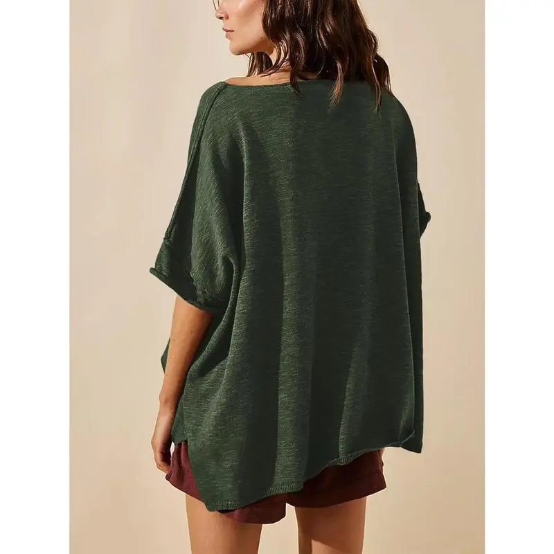 6PACK-Mineral Wash Oversized Top