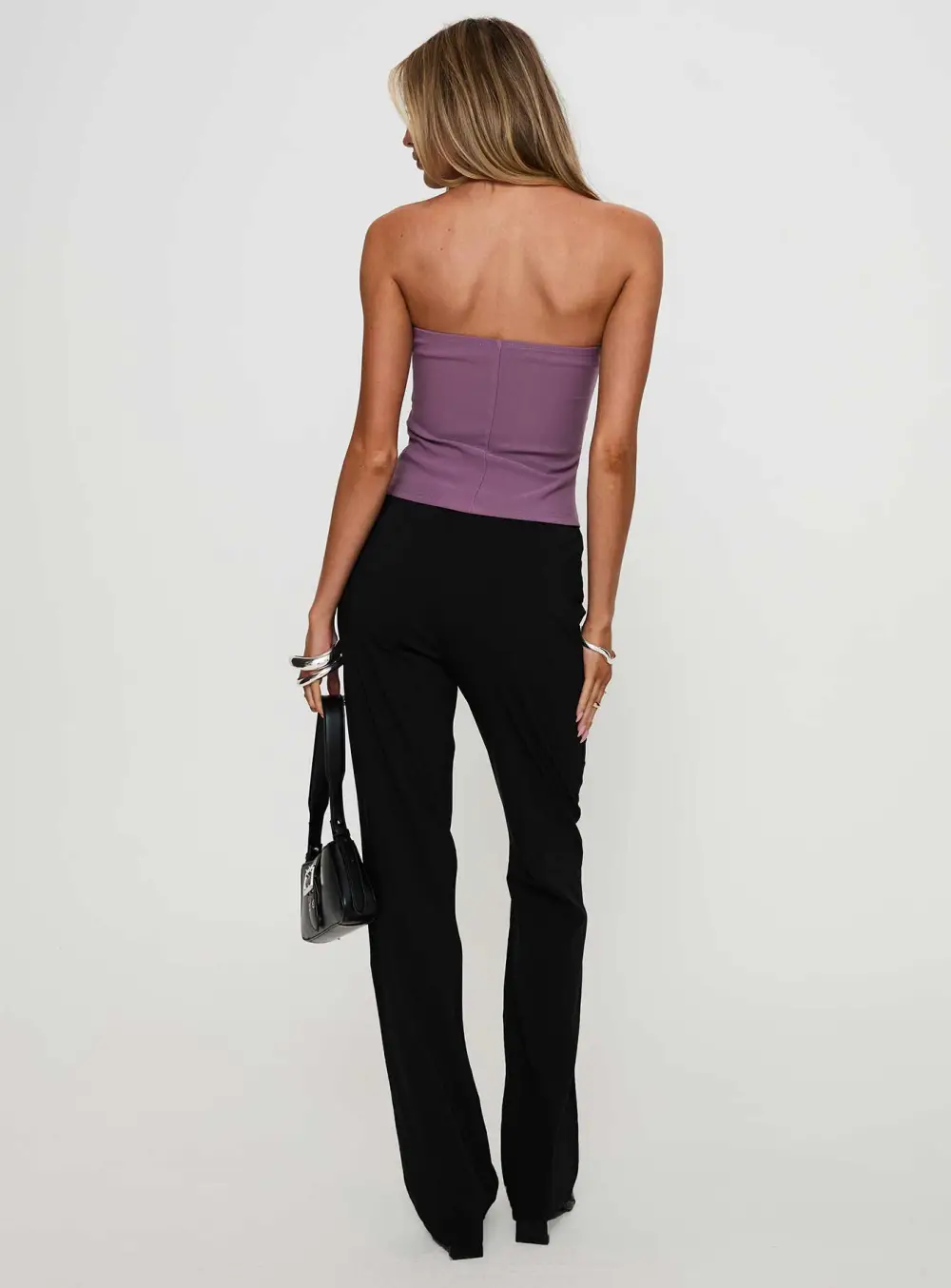 Quotation Diamante Flared Pants