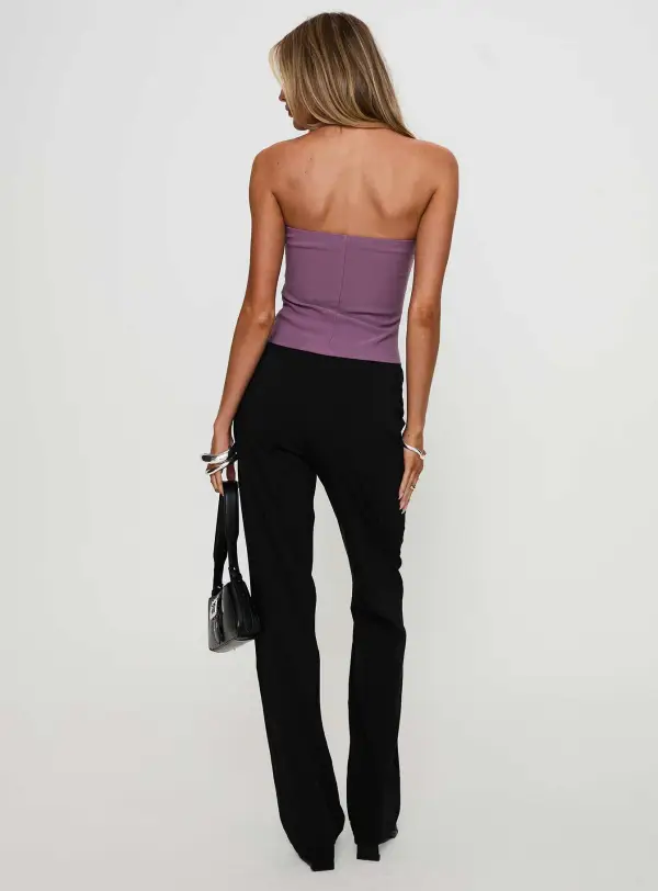 Quotation Diamante Flared Pants