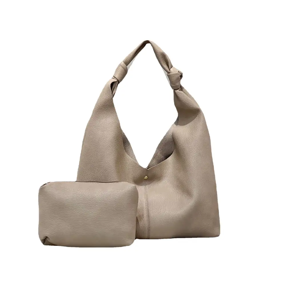 Textured Roomy Tote Bag