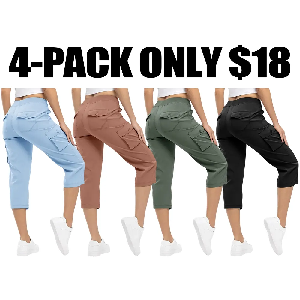 Women's lightweight work capri pants