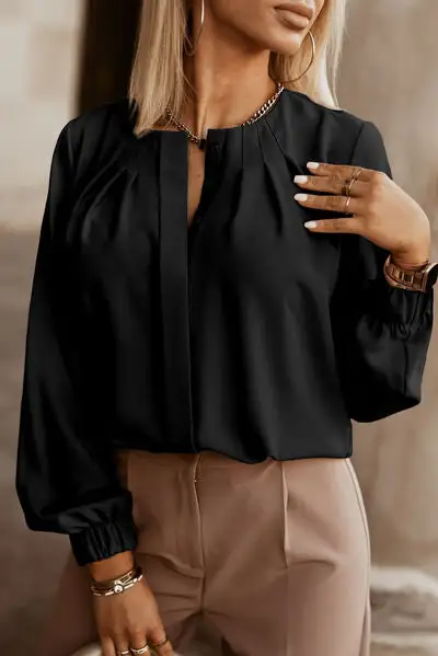 Relaxed Crew Neck Shirt