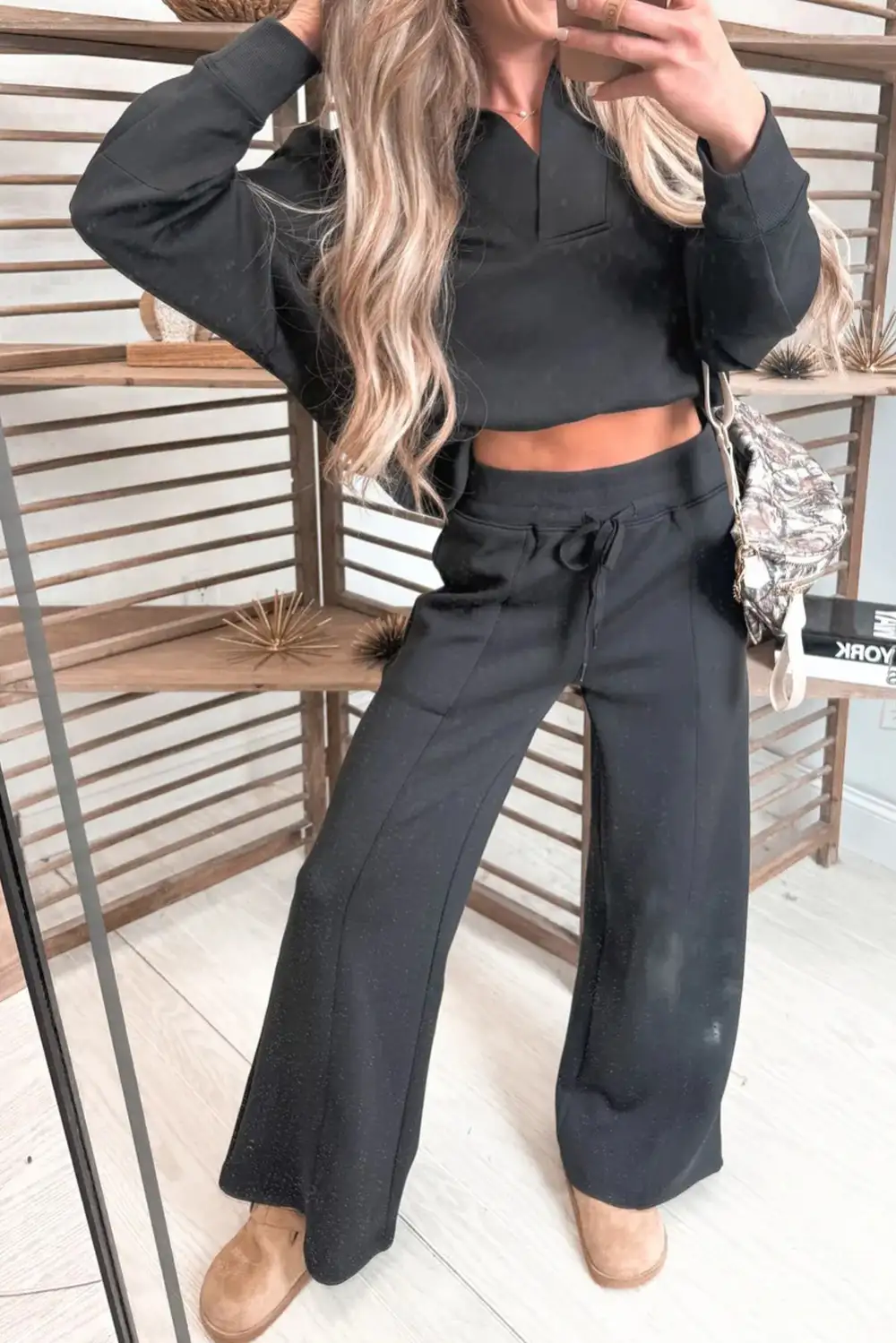 Pullover Soft Pants Lounge Set