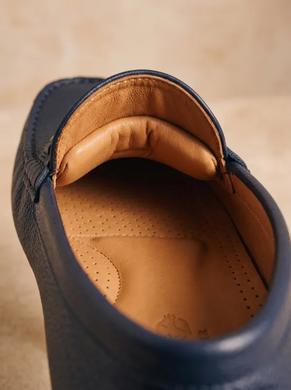 Horsebit Leather-Look Men's Casual Loafers