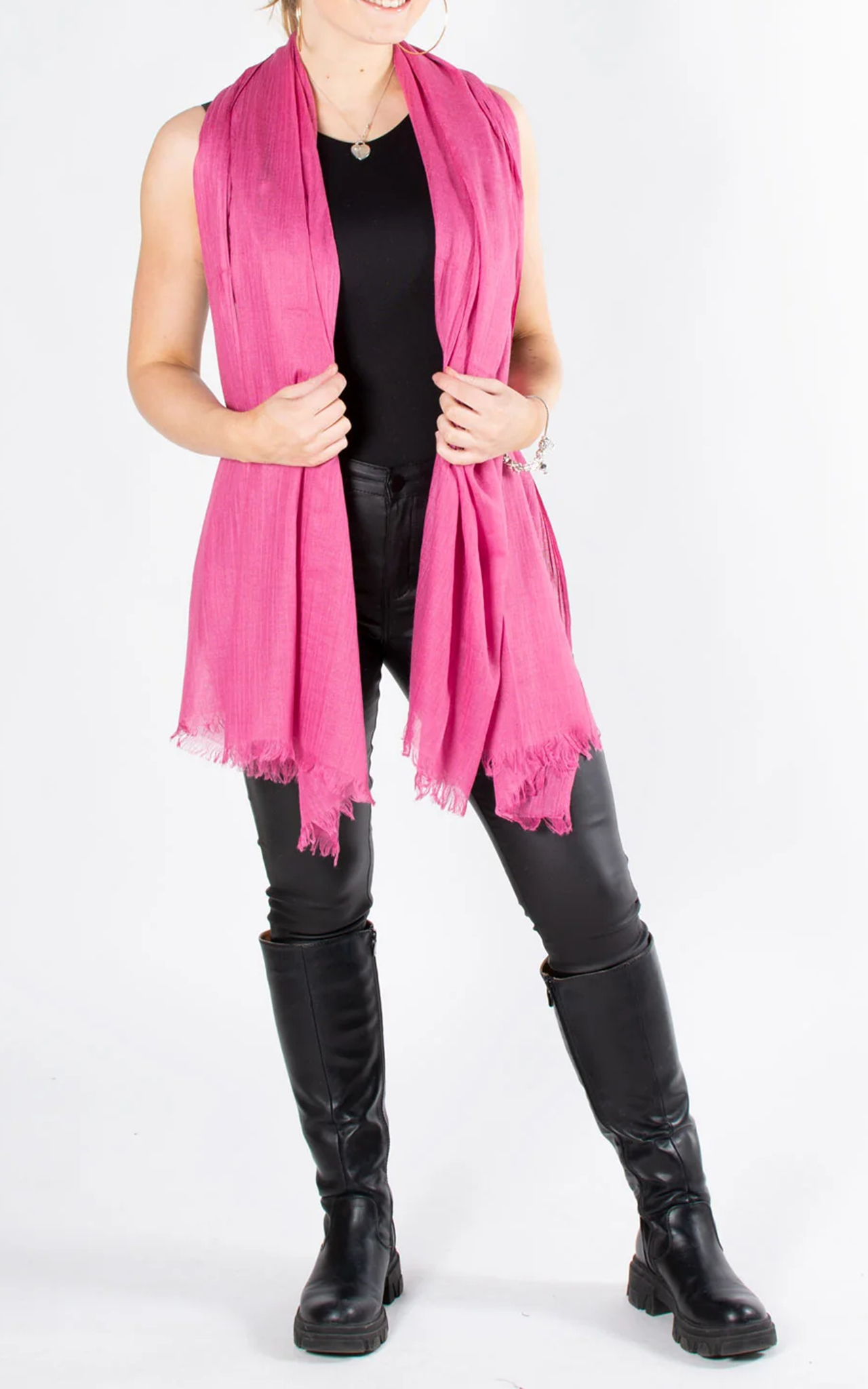 Sunshine Leisure Holiday Solid Color Women's Scarf