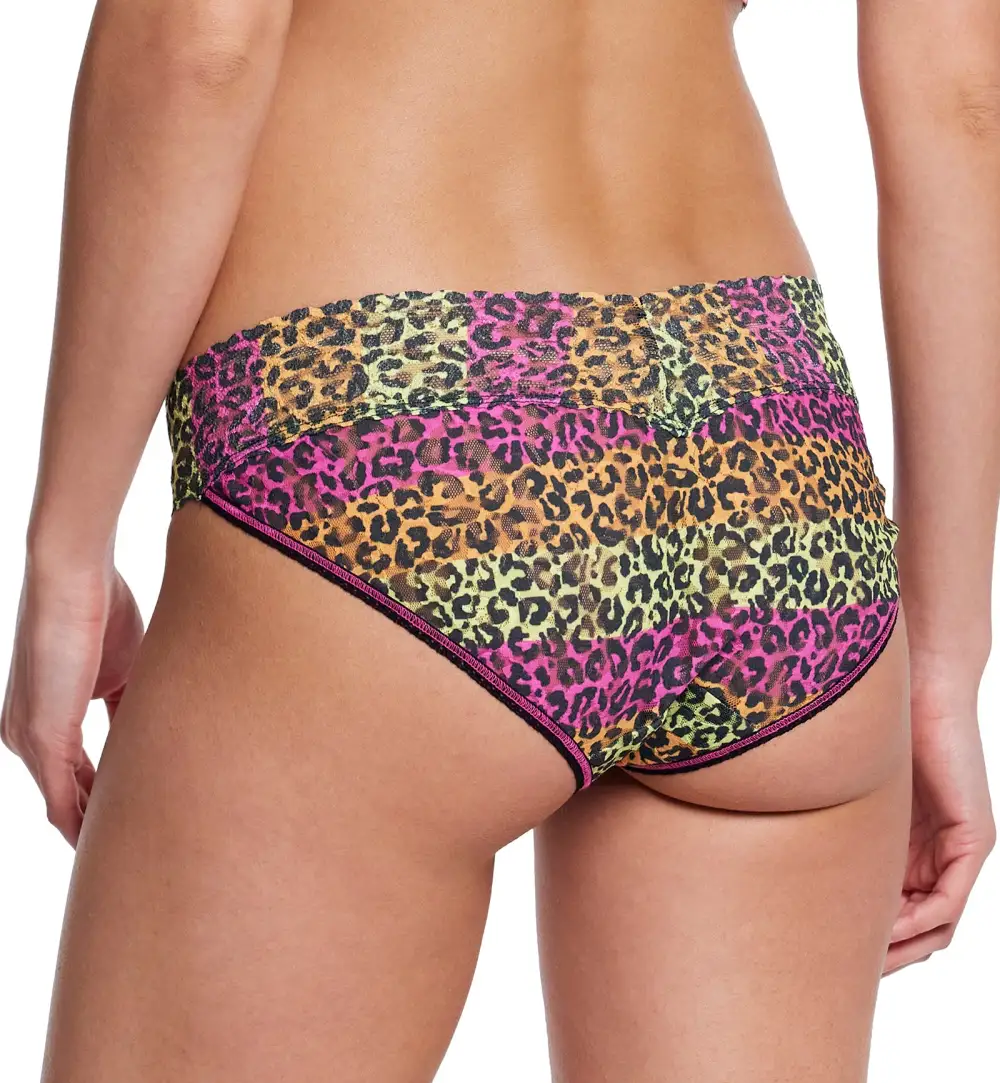 Classic Low-Rise Stretch-Lace Bikini Brief Panty