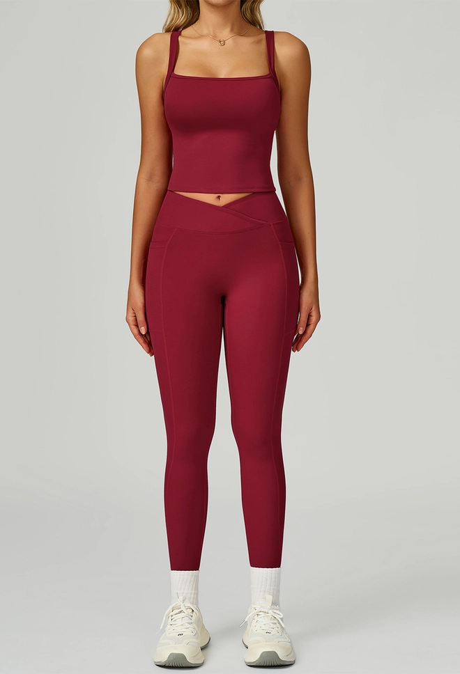 Wide Strap Activewear Set