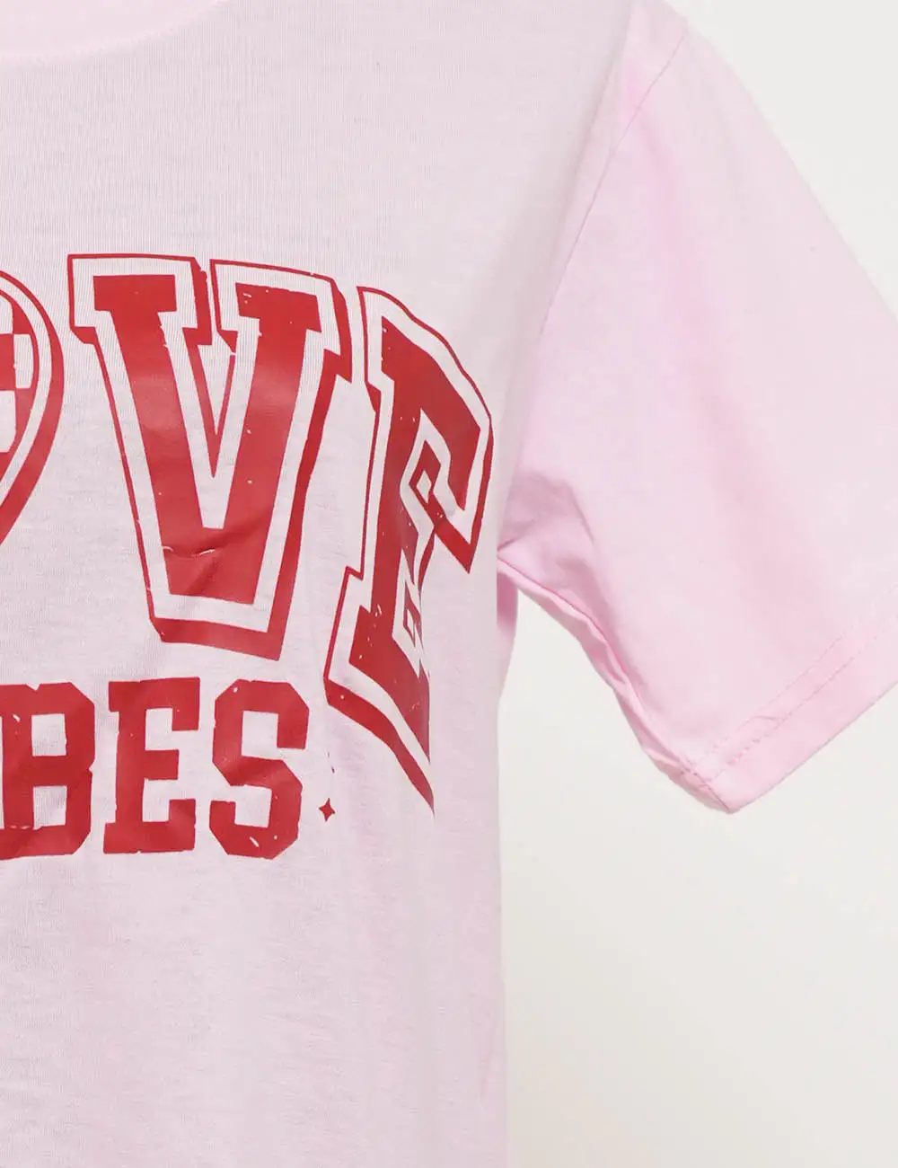 Valentine Heart Top Love Letter T-shirt