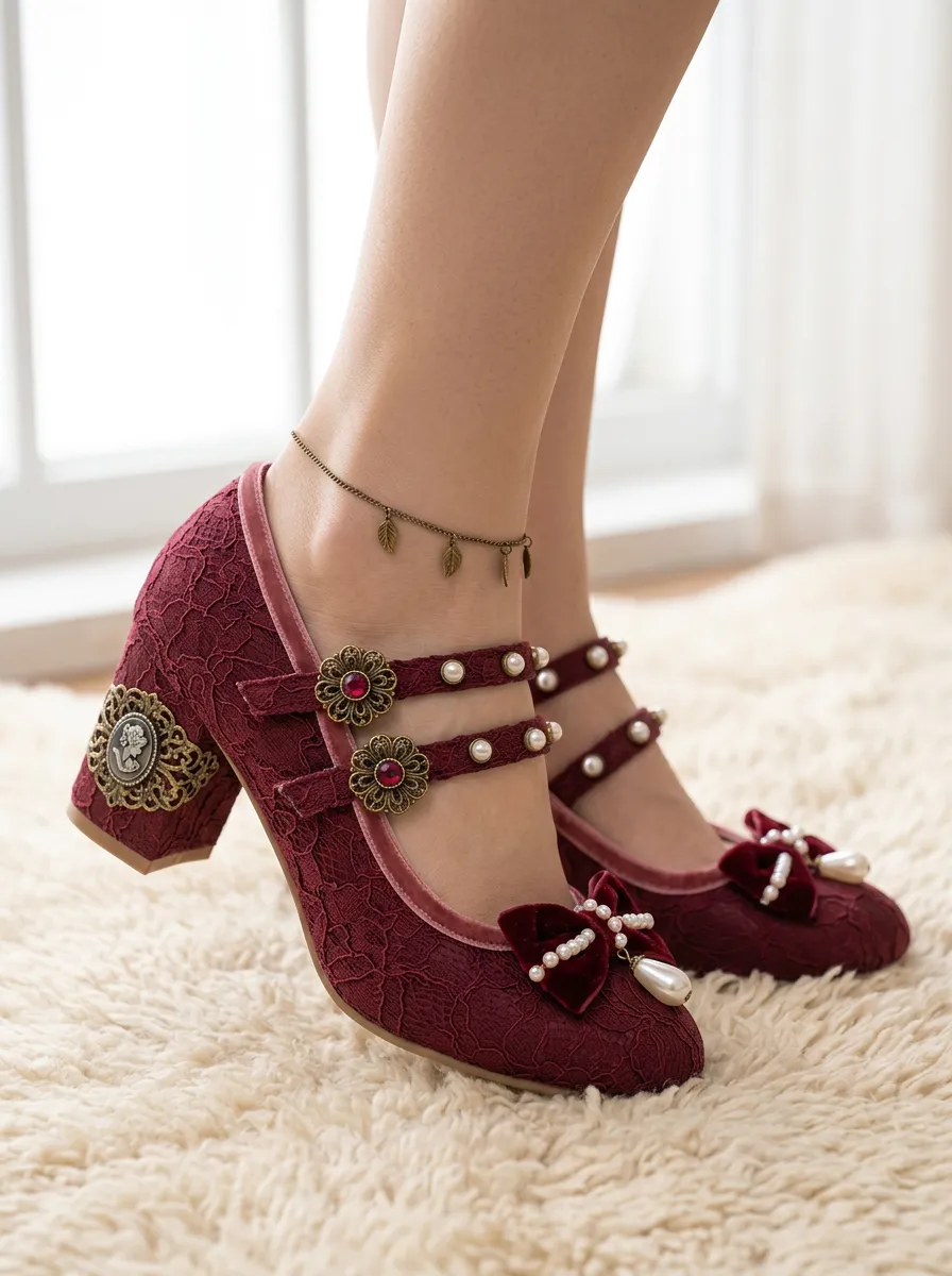 Bow Women's Bavarian Occasion Heels