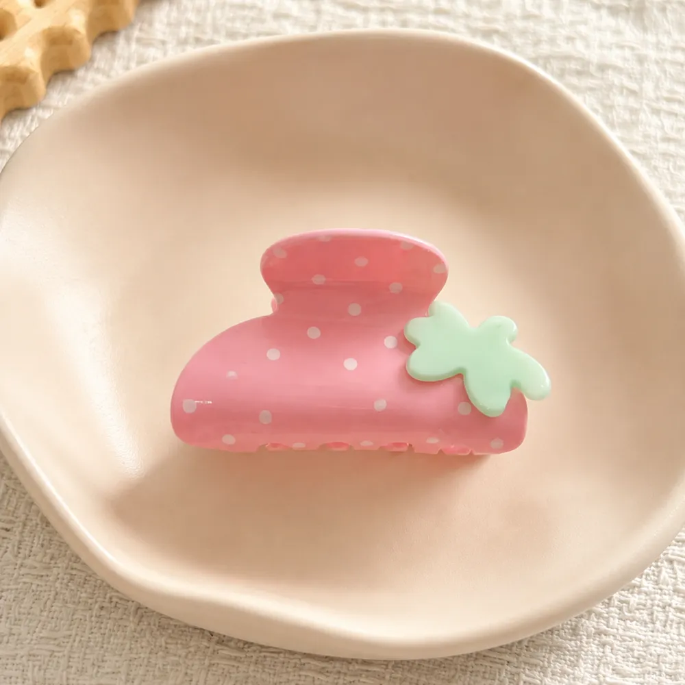 Strawberry Motif Hair Claw Clip