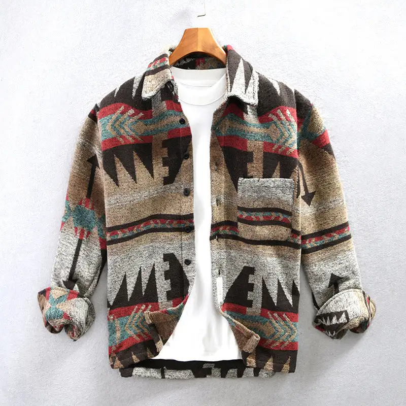 Wool Classic Casual Overshirt