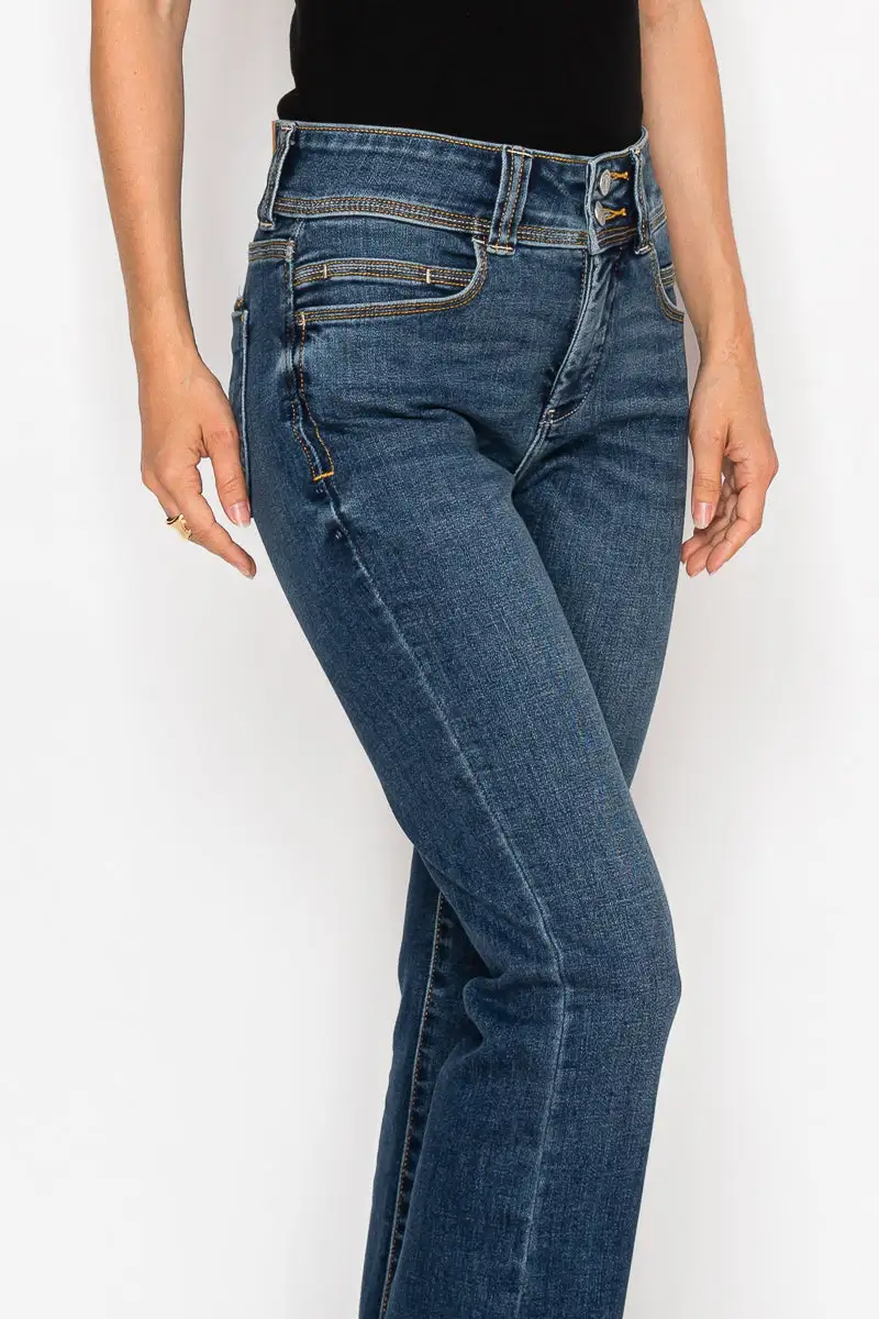 Weekend High Rise Bootcut Stretch Denim Jeans
