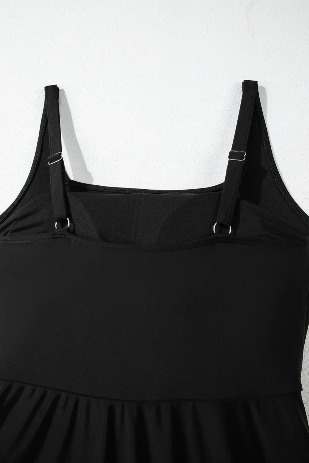Side Tied Waist Square Swim Dress