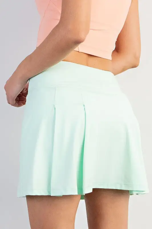 Roomy Pleated Casual Skirt