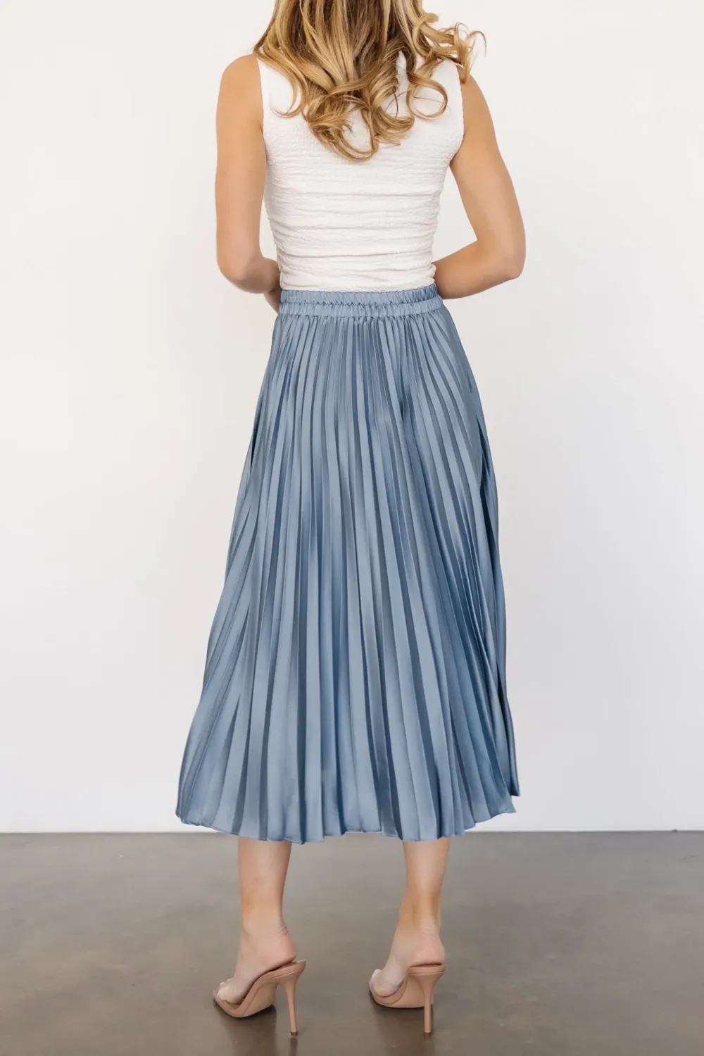 Minimalist Elegant Silk-Like Skirt
