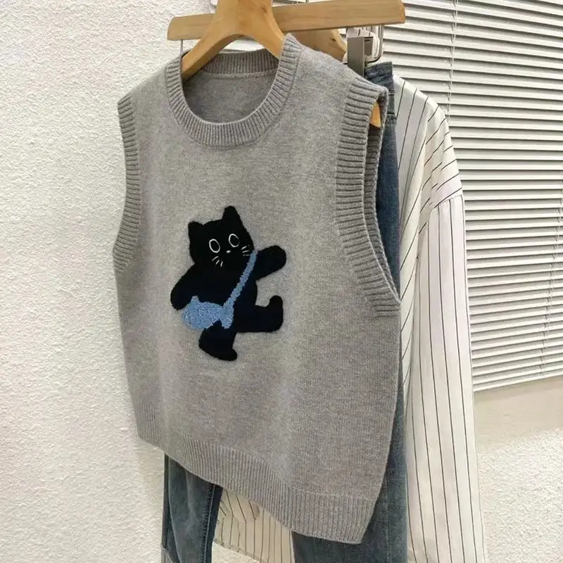 Cute Aesthetic Cat Knit
