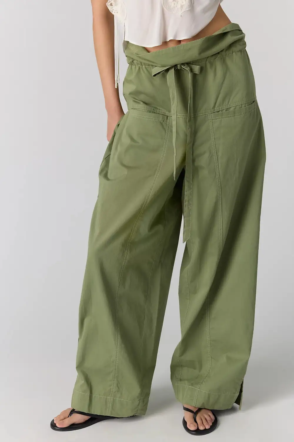 Women's Relaxed Tailored Wide Leg Pants