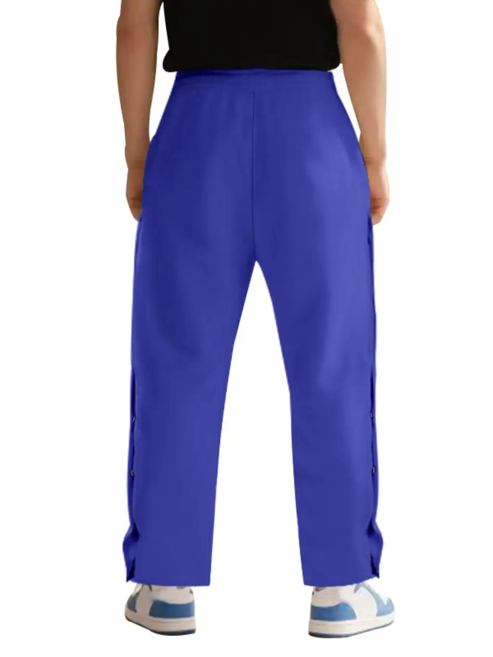 Men's Full Size Loose Fit Side Snap Button