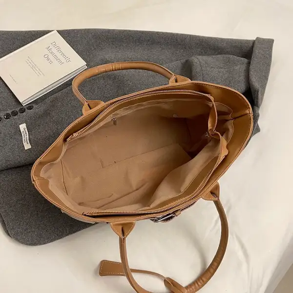 Structured Roomy Shoulder Bag