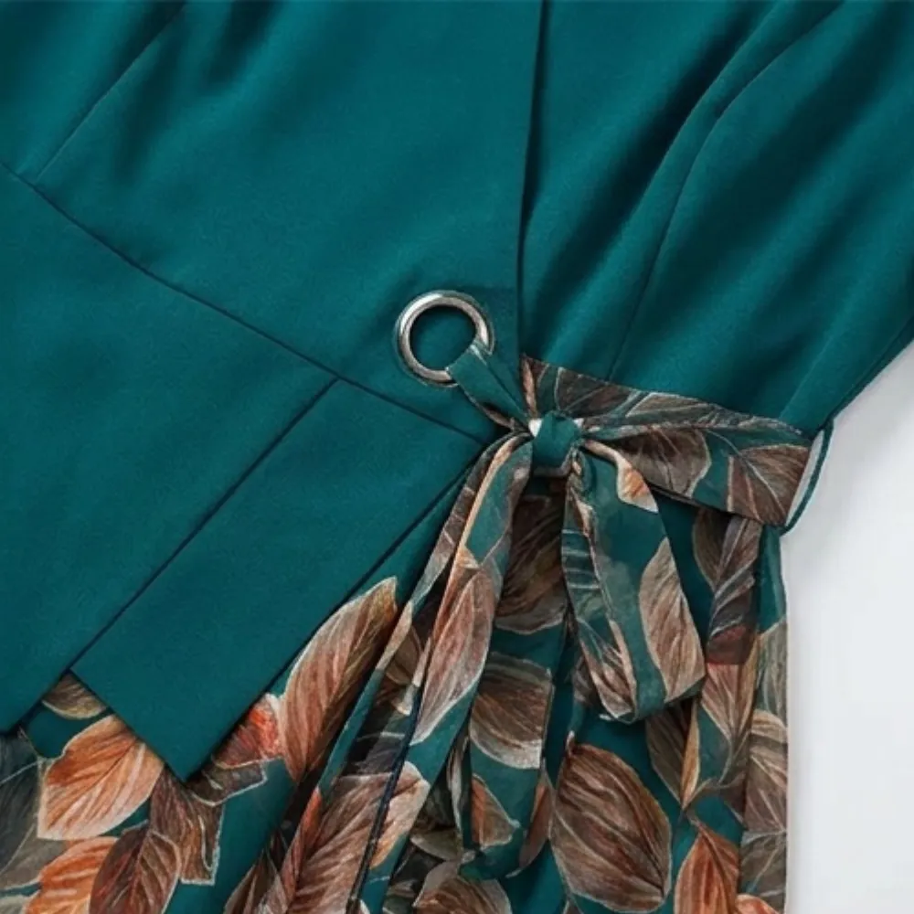 Layered Polished Midi Dress