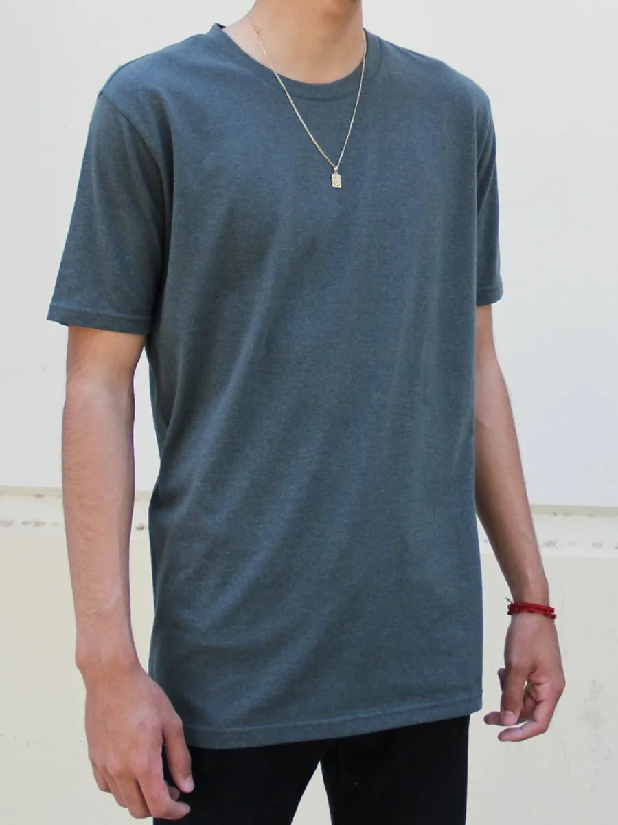 Jersey Textured Jersey Men's Button Down T-Shirt