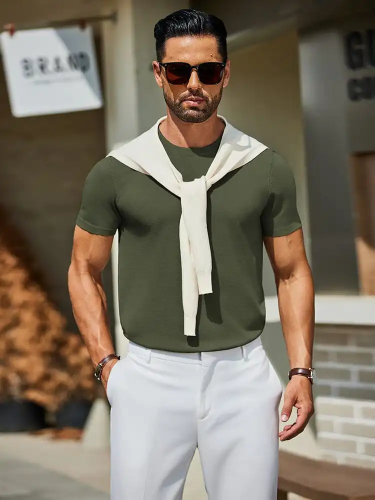 Casual Basic Knit T-Shirt